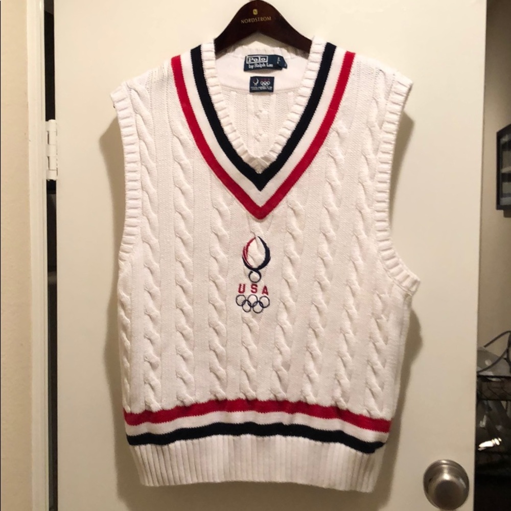Polo Ralph Lauren Olympic Vest Large 2008 Team USA